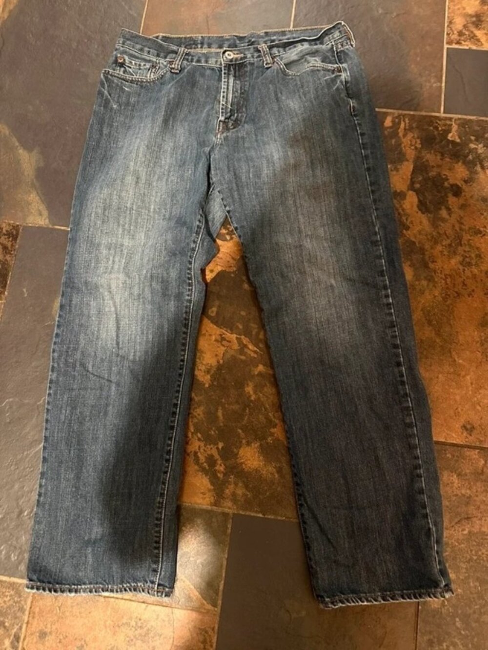 Lucky Brand Mens Jeans Size 36 Medium Wash Straight Fit Denim Pants